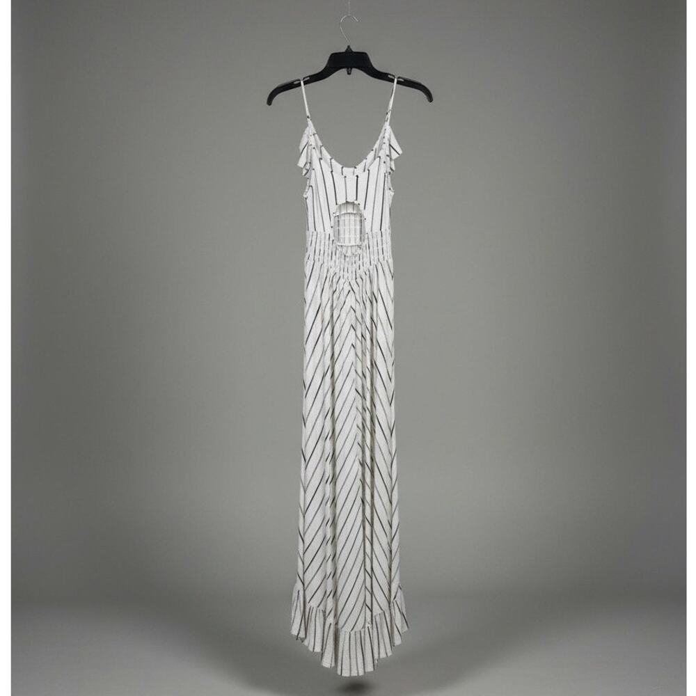 2 Express Ruffle Maxi Dresses - Solid Black & Bla… - image 2